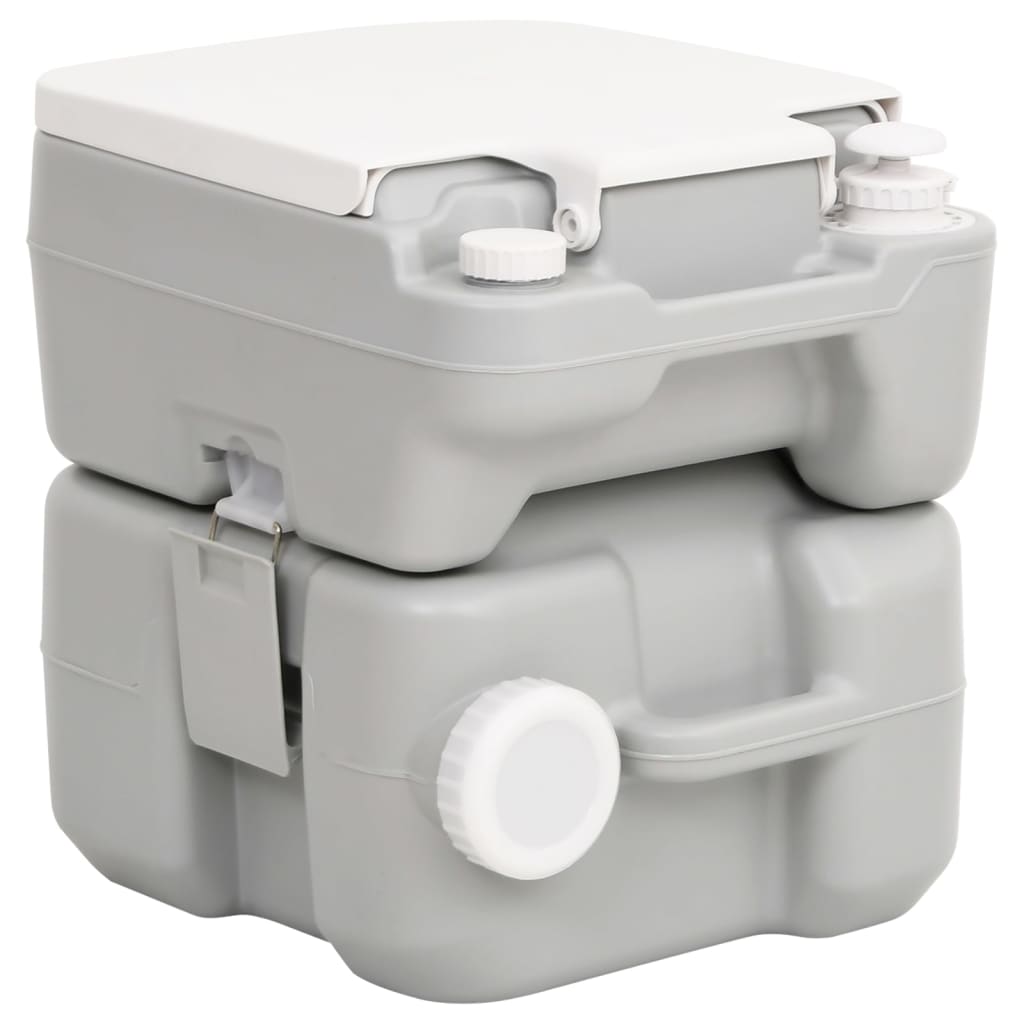 Berkfield Portable Camping Toilet and Water Tank Set