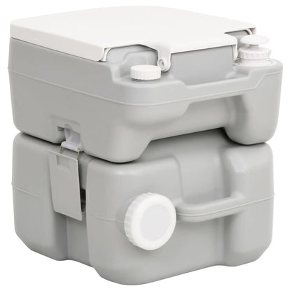 Berkfield Portable Camping Toilet and Water Tank Set