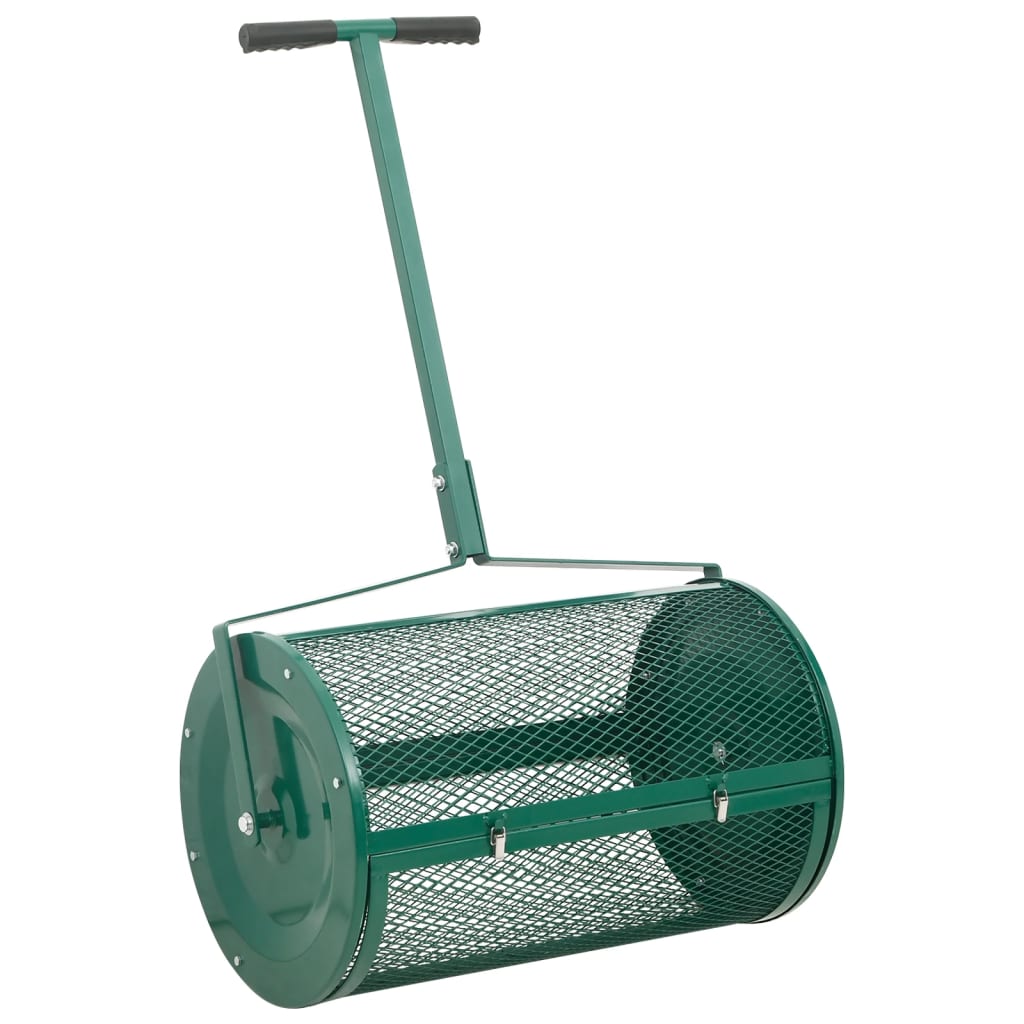 Berkfield Compost Spreader Green �_�”�_40x60 cm Steel