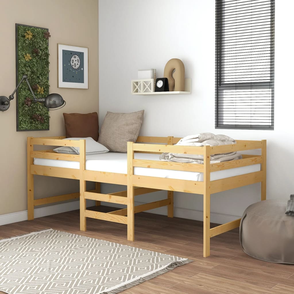 Berkfield Bed Frame 90x200 cm Solid Wood Pine