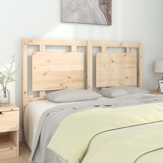 Berkfield Headboard 145.5x4x100 cm Solid Wood Pine