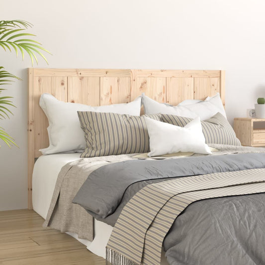 Berkfield Headboard 140.5x4x100 cm Solid Wood Pine