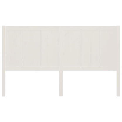 Berkfield Headboard White 185.5x4x100 cm Solid Wood Pine