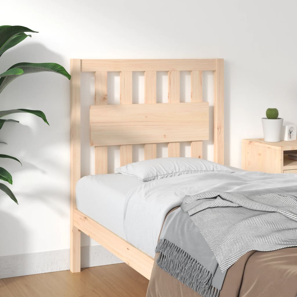 Berkfield Headboard 80.5x4x100 cm Solid Wood Pine