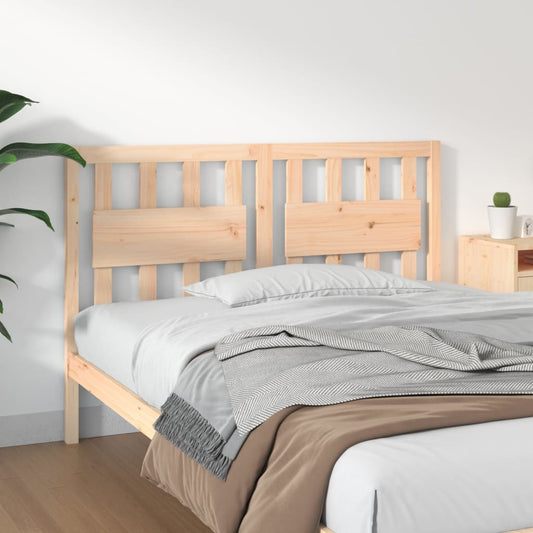 Berkfield Headboard 145.5x4x100 cm Solid Wood Pine
