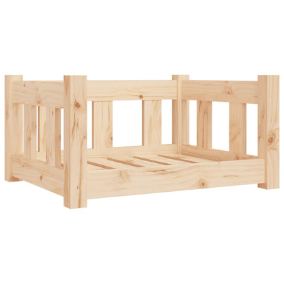 Berkfield Dog Bed 55.5x45.5x28 cm Solid Wood Pine