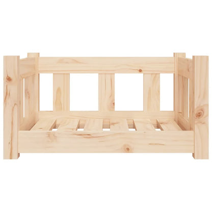 Berkfield Dog Bed 55.5x45.5x28 cm Solid Wood Pine