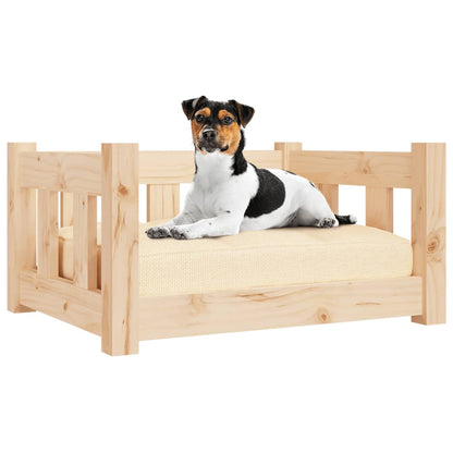 Berkfield Dog Bed 55.5x45.5x28 cm Solid Wood Pine