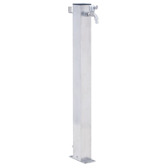 Berkfield Garden Water Column 80 cm Stainless Steel Square