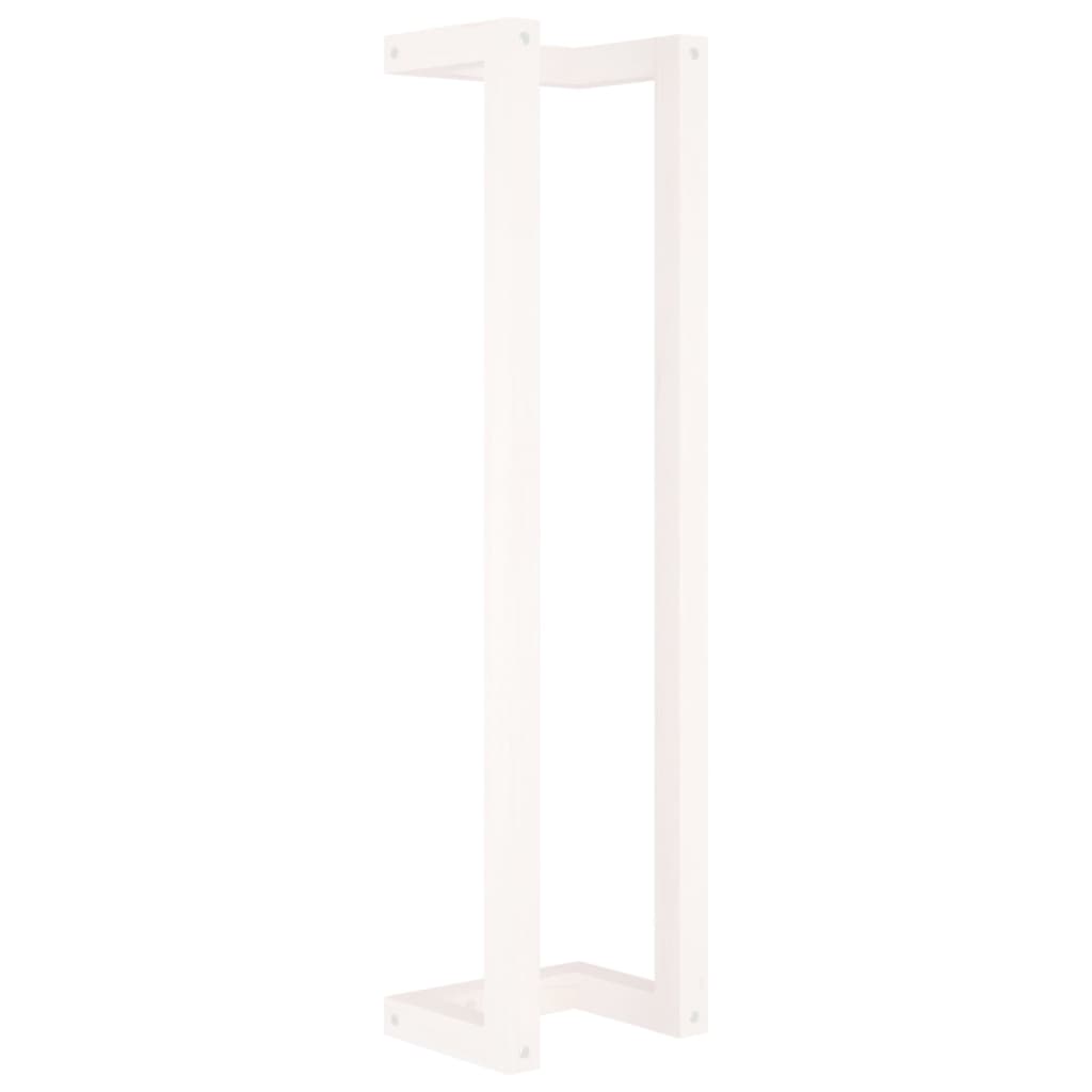 Berkfield Towel Rack White 23x18x90 cm Solid Wood Pine