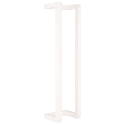 Berkfield Towel Rack White 23x18x90 cm Solid Wood Pine