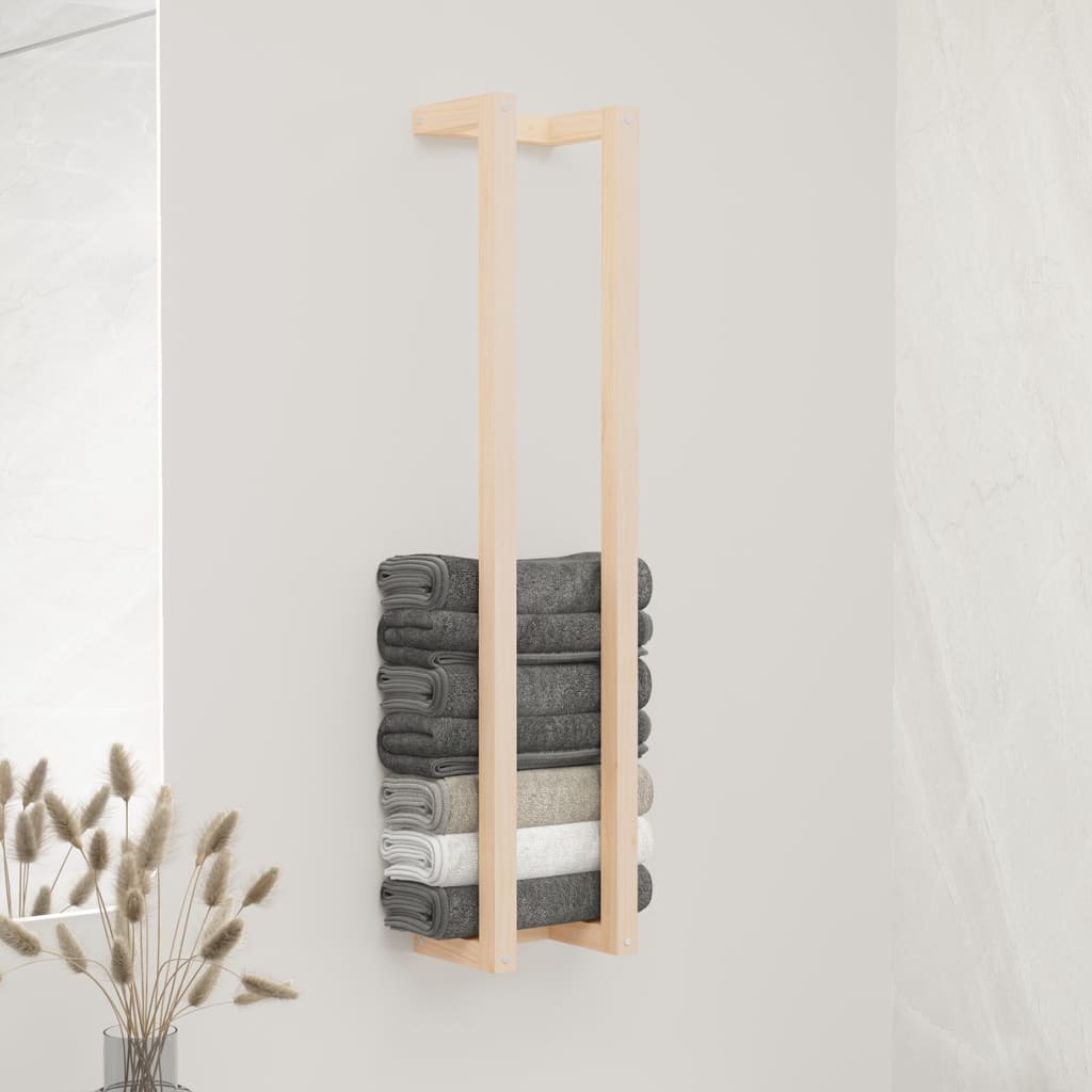 Berkfield Towel Rack 23x18x110 cm Solid Wood Pine