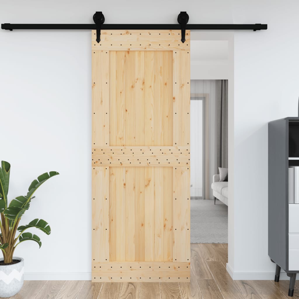 Berkfield Door NARVIK 90x210 cm Solid Wood Pine