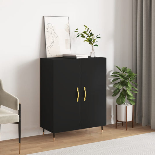 Berkfield Sideboard Black 69.5x34x90 cm Engineered Wood