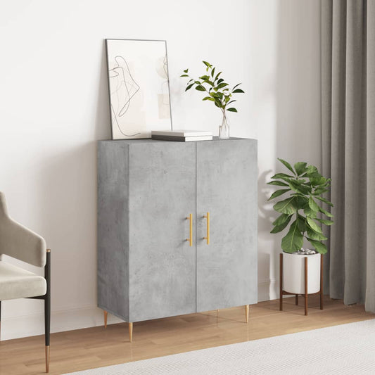 Berkfield Sideboard Concrete Grey 69.5x34x90 cm Engineered Wood