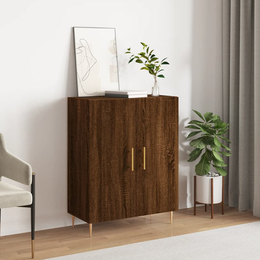 Berkfield Sideboard Brown Oak 69.5x34x90 cm Engineered Wood