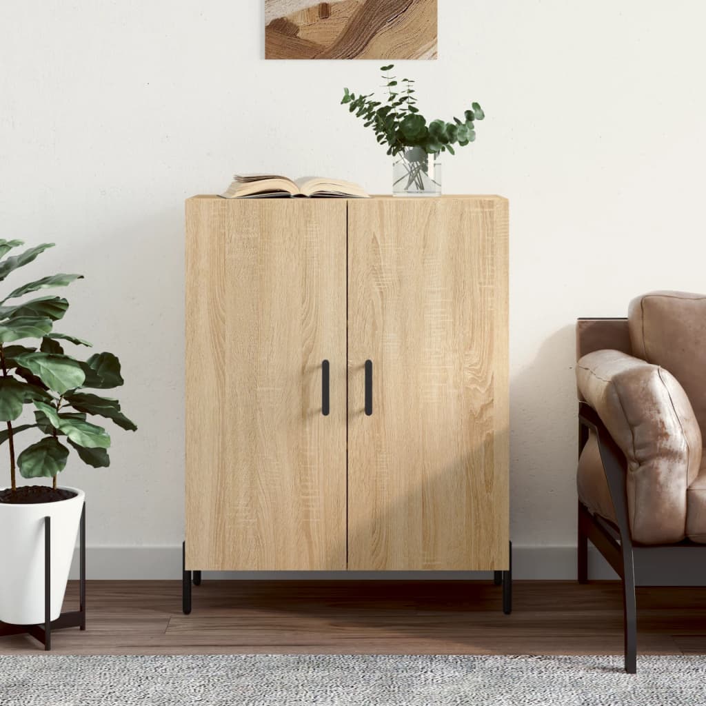 Berkfield Sideboard Sonoma Oak 69.5x34x90 cm Engineered Wood