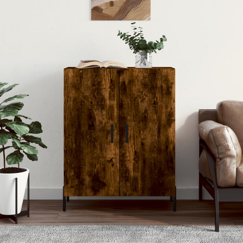 Berkfield Sideboard Smoked Oak 69.5x34x90 cm Engineered Wood