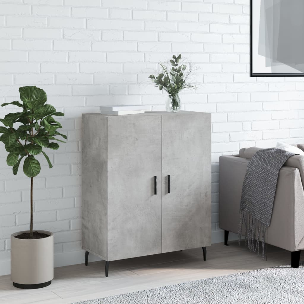 Berkfield Sideboard Concrete Grey 69.5x34x90 cm Engineered Wood