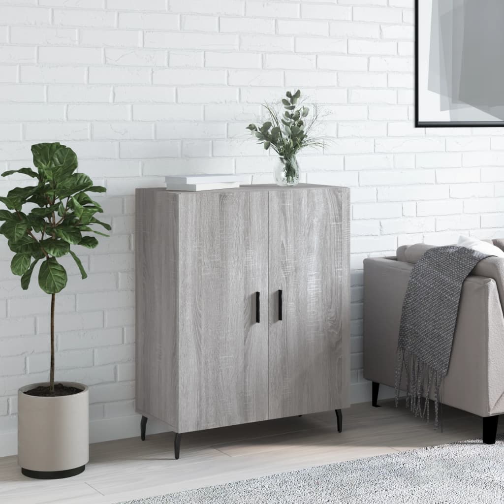 Berkfield Sideboard Grey Sonoma 69.5x34x90 cm Engineered Wood