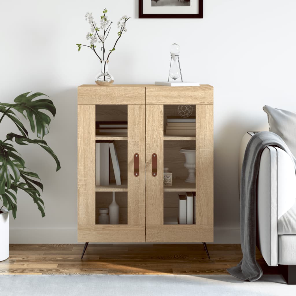 Berkfield Sideboard Sonoma Oak 69.5x34x90 cm Engineered Wood