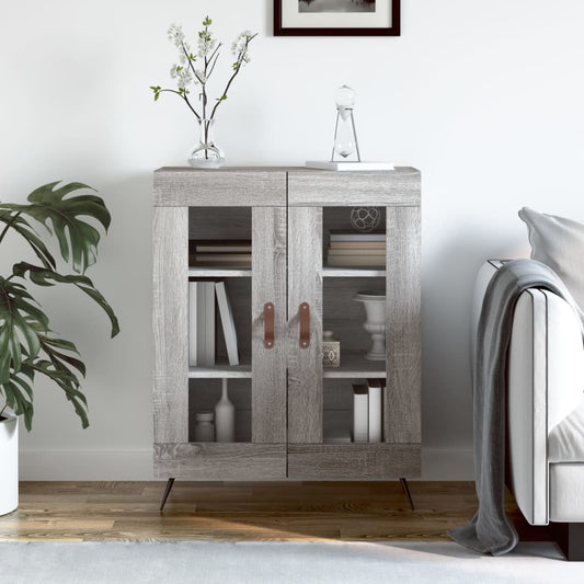 Berkfield Sideboard Grey Sonoma 69.5x34x90 cm Engineered Wood