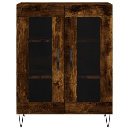 Berkfield Sideboard Smoked Oak 69.5x34x90 cm Engineered Wood