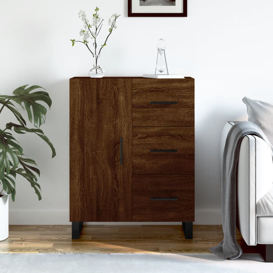 Berkfield Sideboard Brown Oak 69.5x34x90 cm Engineered Wood