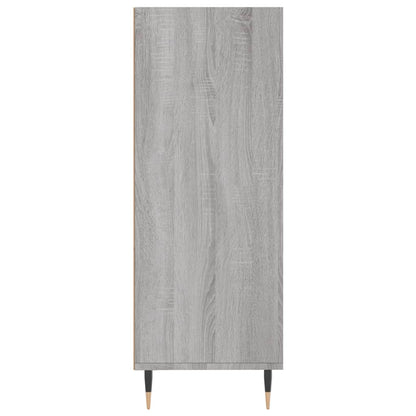 Berkfield Bookcase Grey Sonoma 69.5x32.5x90 cm Engineered Wood