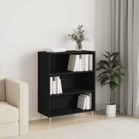 Berkfield Bookcase Black 69.5x32.5x90 cm Engineered Wood