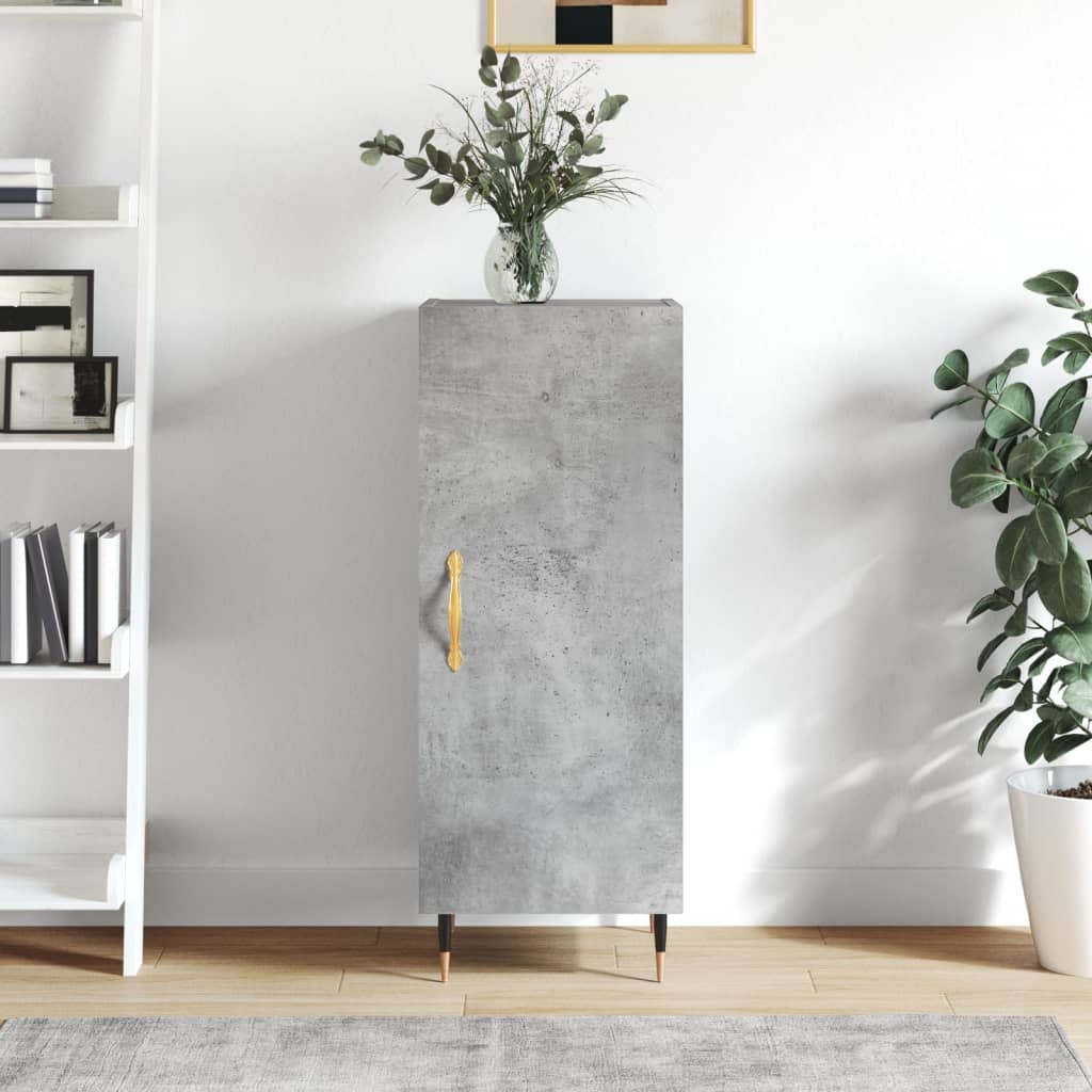 Berkfield Sideboard Concrete Grey 34.5x34x90 cm Engineered Wood