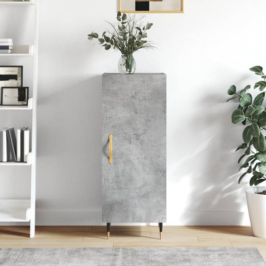 Berkfield Sideboard Concrete Grey 34.5x34x90 cm Engineered Wood