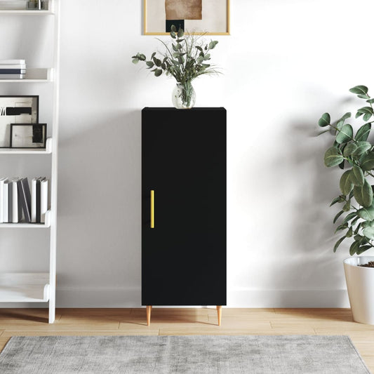 Berkfield Sideboard Black 34.5x34x90 cm Engineered Wood