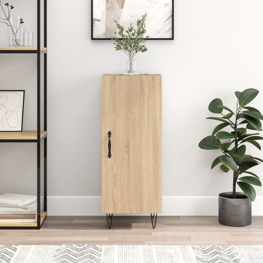 Berkfield Sideboard Sonoma Oak 34.5x34x90 cm Engineered Wood