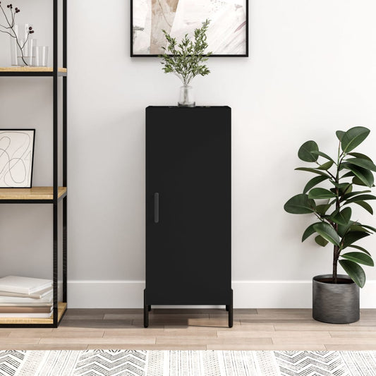 Berkfield Sideboard Black 34.5x34x90 cm Engineered Wood