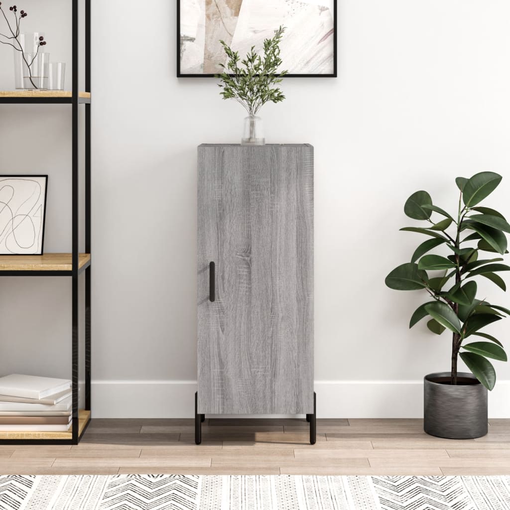 Berkfield Sideboard Grey Sonoma 34.5x34x90 cm Engineered Wood