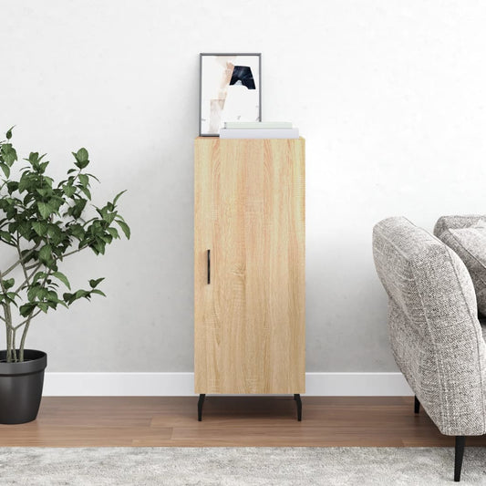 Berkfield Sideboard Sonoma Oak 34.5x34x90 cm Engineered Wood
