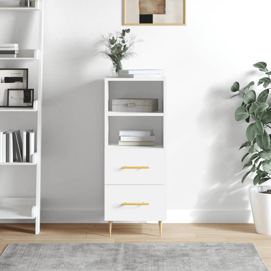 Berkfield Sideboard White 34.5x34x90 cm Engineered Wood