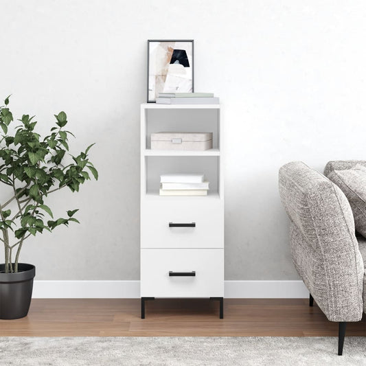 Berkfield Sideboard White 34.5x34x90 cm Engineered Wood
