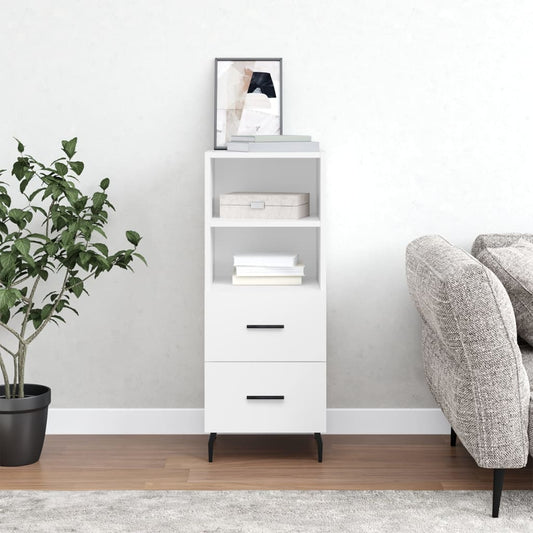 Berkfield Sideboard White 34.5x34x90 cm Engineered Wood