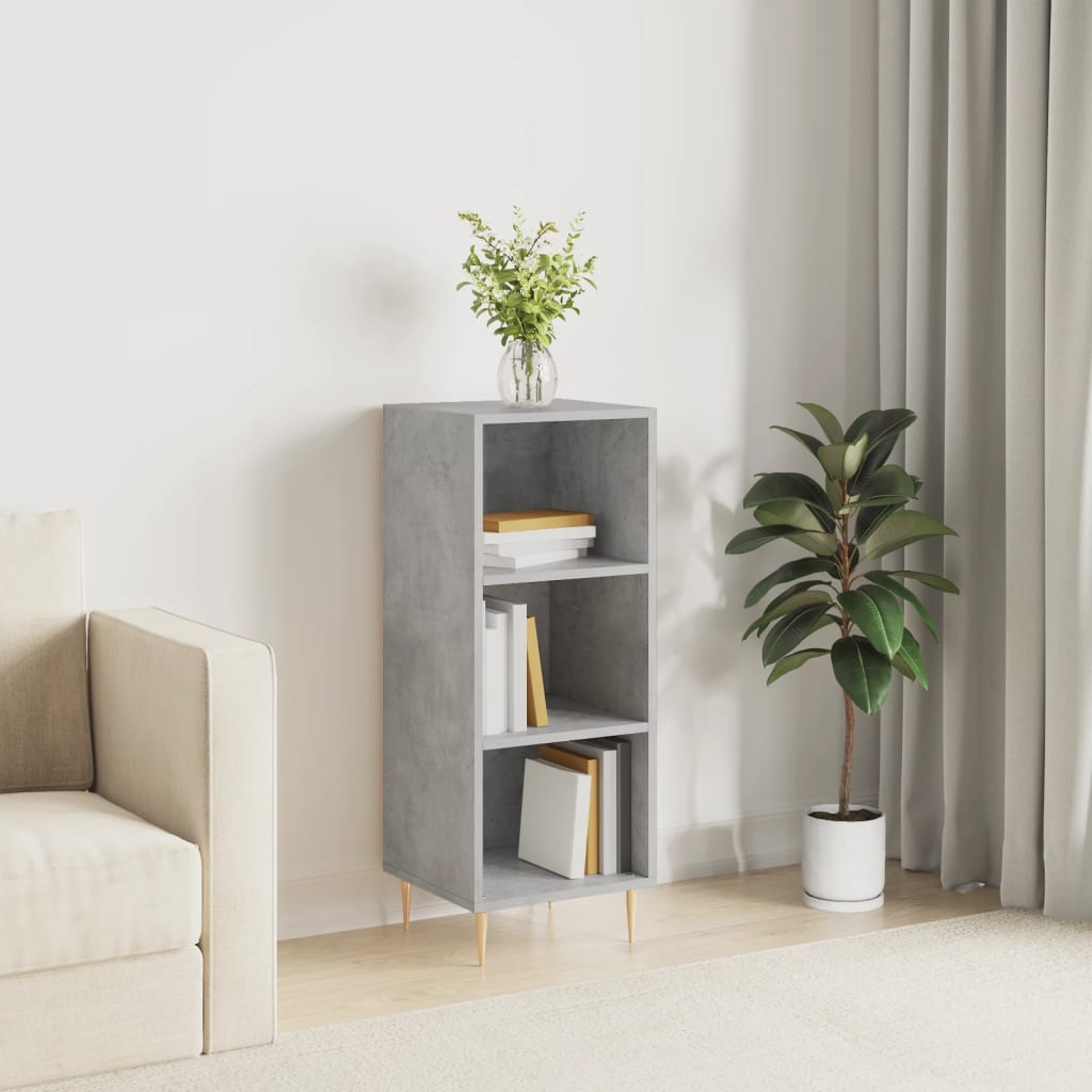 Berkfield Sideboard Concrete Grey 34.5x32.5x90 cm Engineered Wood