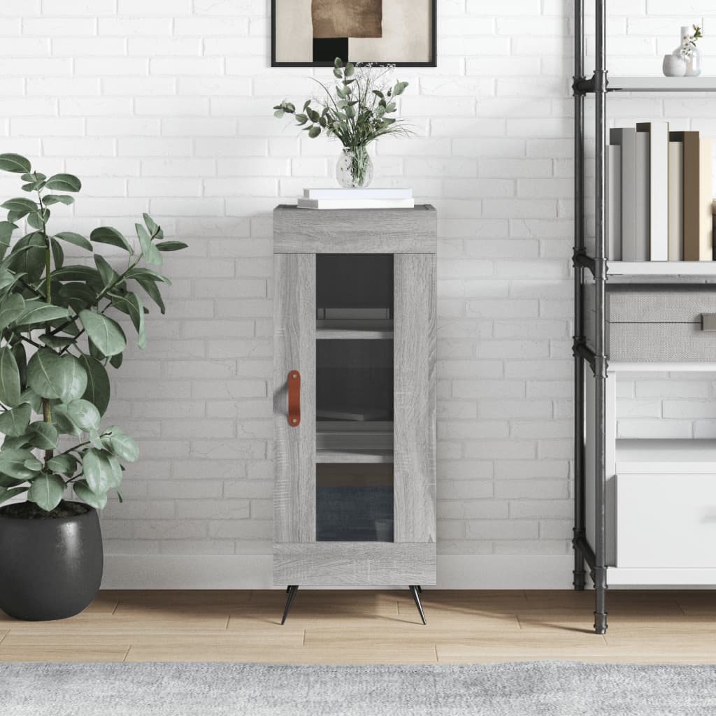 Berkfield Sideboard Grey Sonoma 34.5x34x90 cm Engineered Wood