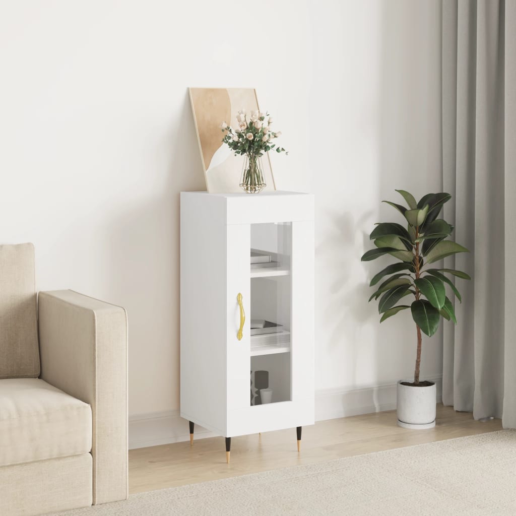 Berkfield Sideboard White 34.5x34x90 cm Engineered Wood