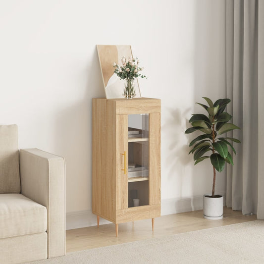 Berkfield Sideboard Sonoma Oak 34.5x34x90 cm Engineered Wood