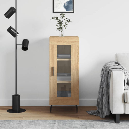 Berkfield Sideboard Sonoma Oak 34.5x34x90 cm Engineered Wood