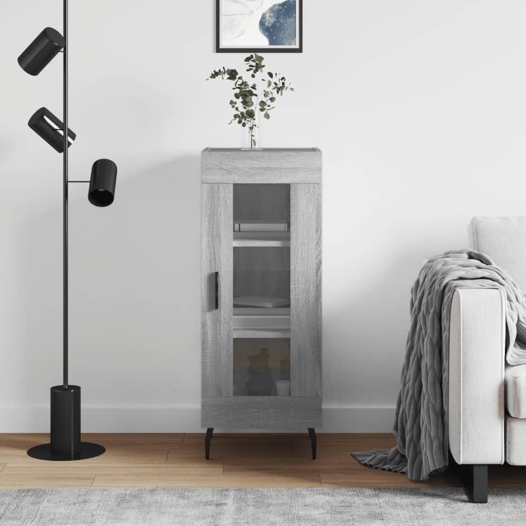 Berkfield Sideboard Grey Sonoma 34.5x34x90 cm Engineered Wood