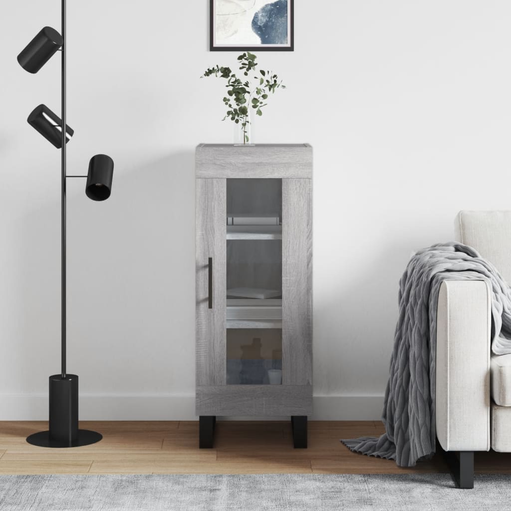 Berkfield Sideboard Grey Sonoma 34.5x34x90 cm Engineered Wood