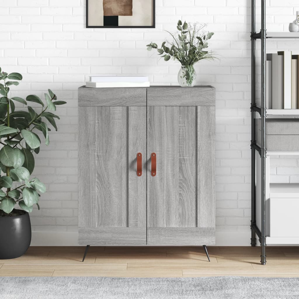 Berkfield Sideboard Grey Sonoma 69.5x34x90 cm Engineered Wood