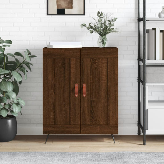 Berkfield Sideboard Brown Oak 69.5x34x90 cm Engineered Wood