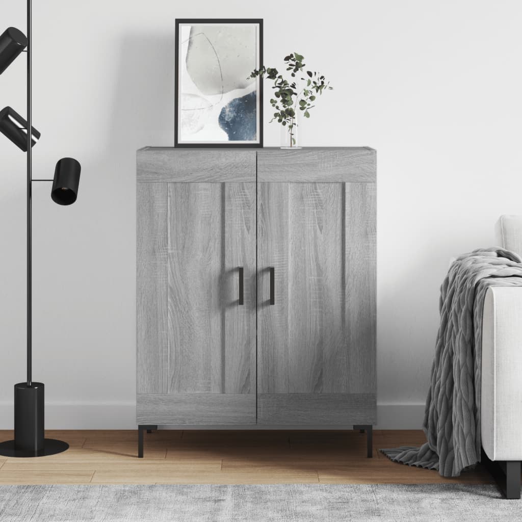Berkfield Sideboard Grey Sonoma 69.5x34x90 cm Engineered Wood